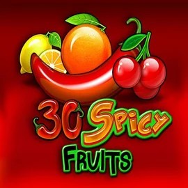 Enjoy 30 Spicy Fruits by Amusnet Interactive – logo hosted on blazingwildzscasino.com