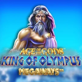 Official Slots logo: Age Of The Gods: King of Olympus Megaways by Origins at Blazing Wildz Casino