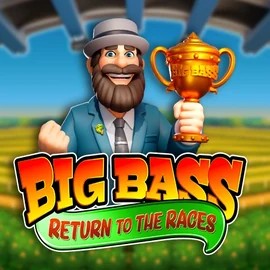 Big Bass Return to the Races logo by Pragmatic Play Blazing Wildz Casino