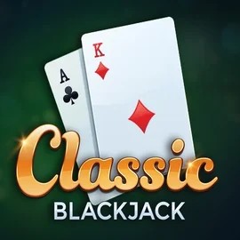 Classic Blackjack slot visual from Red Tiger Gaming available on blazingwildzscasino.com