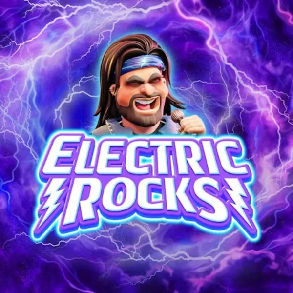 Electric Rocks by Inspired Gaming, showcased at blazingwildzscasino.com – game logo