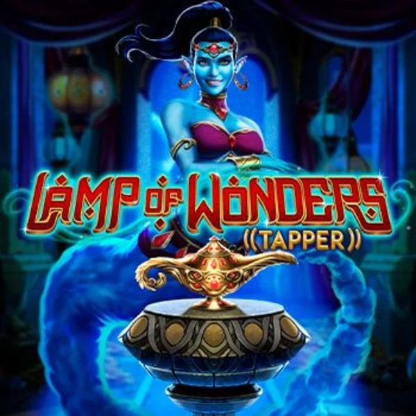 Slots logo of Lamp Of Wonders Tapper from Greentube at Blazing Wildz Casino